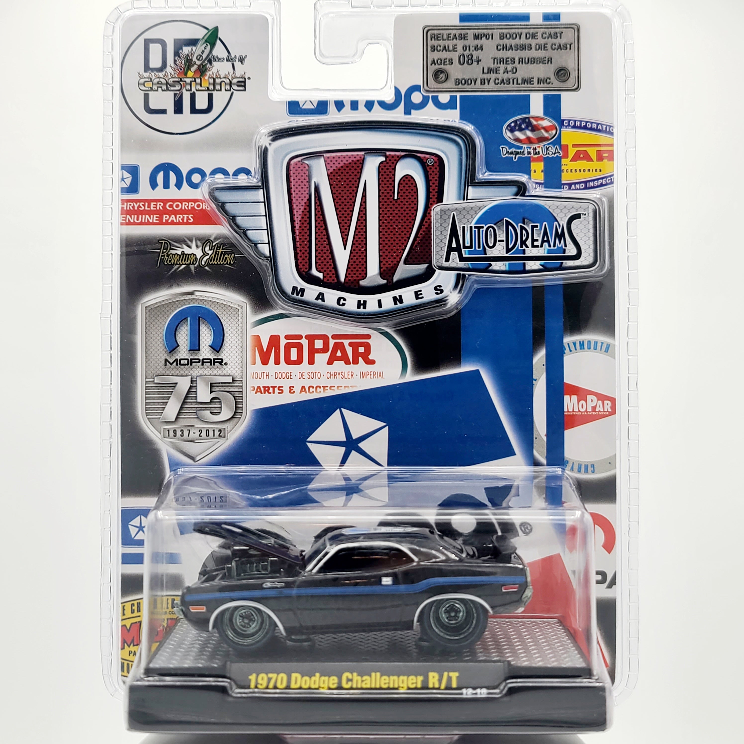 M2 Machines '70 Dodge Challenger T/A - 1:64, Mopar 75th Anniversary (2012 Auto-Dreams Rel 1)